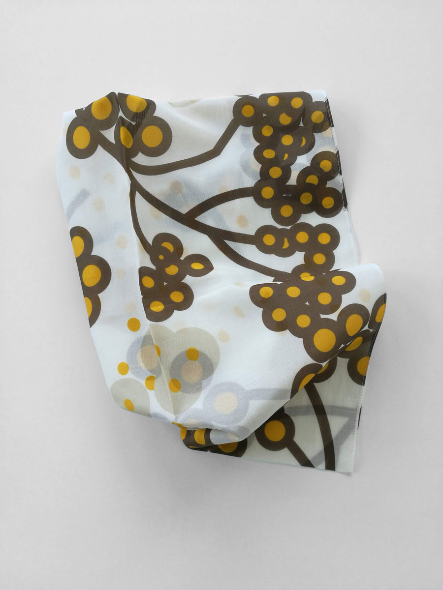 Shawl ‘April Brown Yellow’