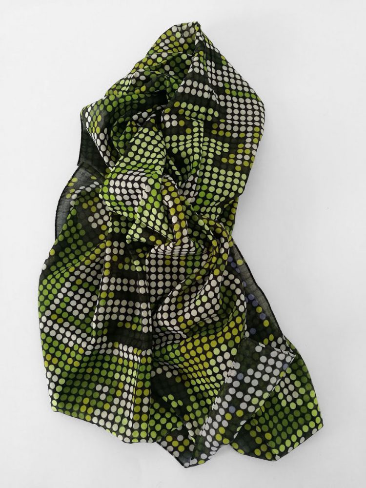 Shawl ‘Dieuwertje Moss Green’